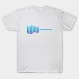 Acoustic Guitar Sound Waves T-Shirt